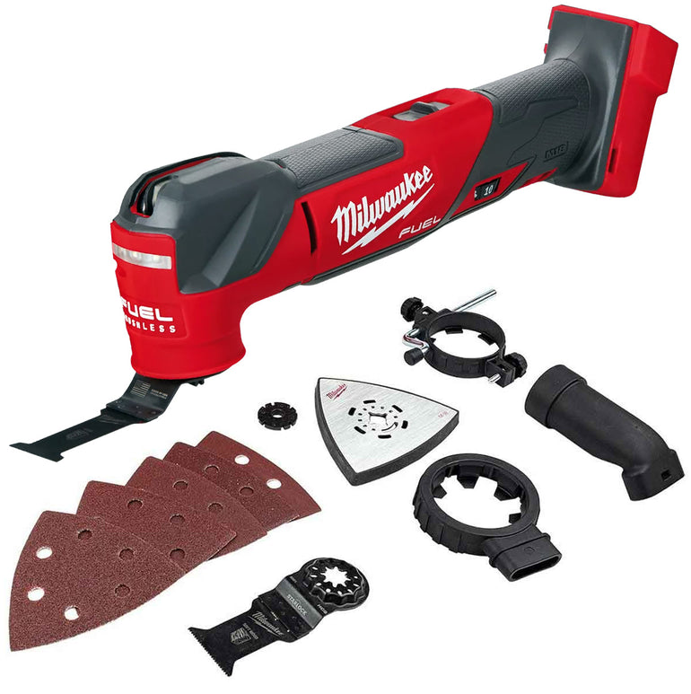 Milwaukee M18FMT-0 18v Fuel Brushless Multi Tool with Accessories 4933498065