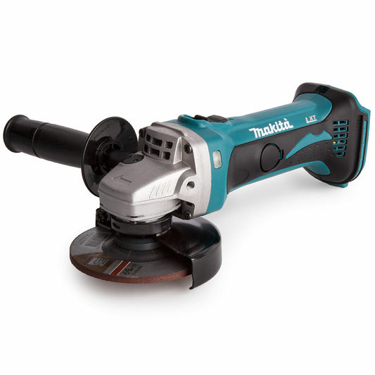 Makita DGA452Z 18V 115mm Angle Grinder with 1 x 5.0Ah Battery Charger & Bag