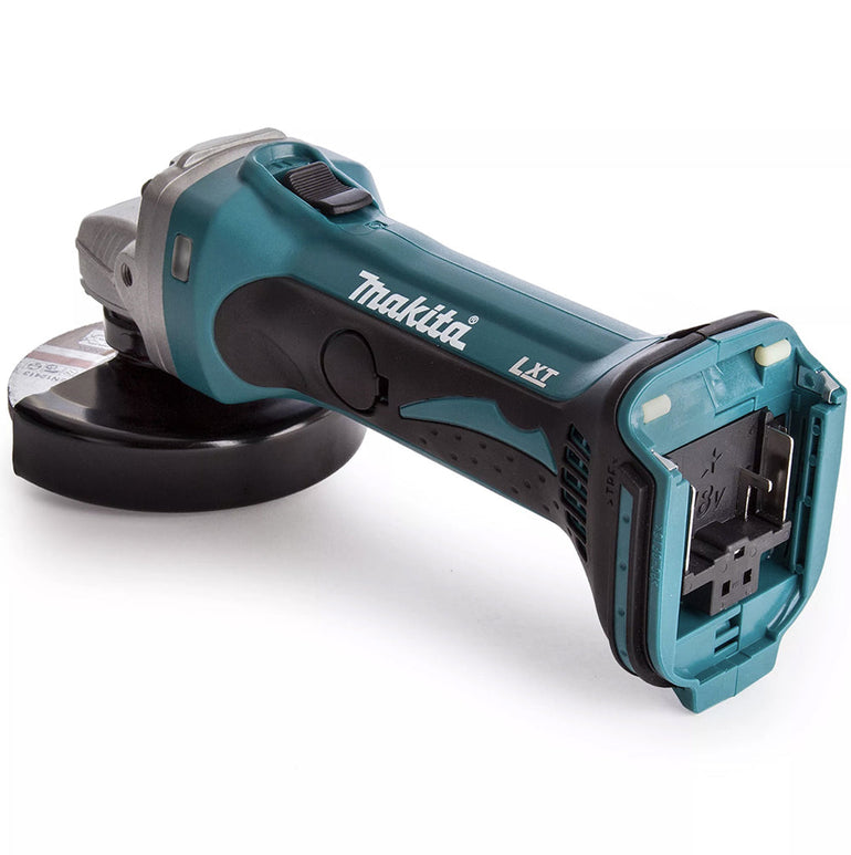 Makita DGA452Z 18V 115mm Angle Grinder with 1 x 5.0Ah Battery Charger & Bag