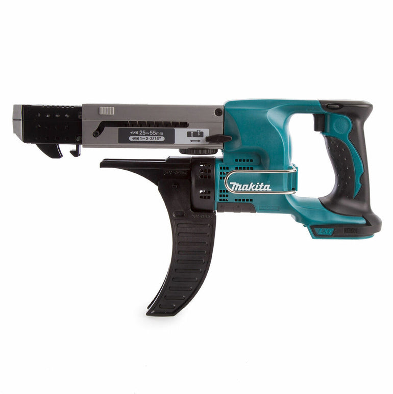 Makita DFR550Z 18V Auto Feed Screwdriver with 1 x 5.0Ah Battery Charger & Bag