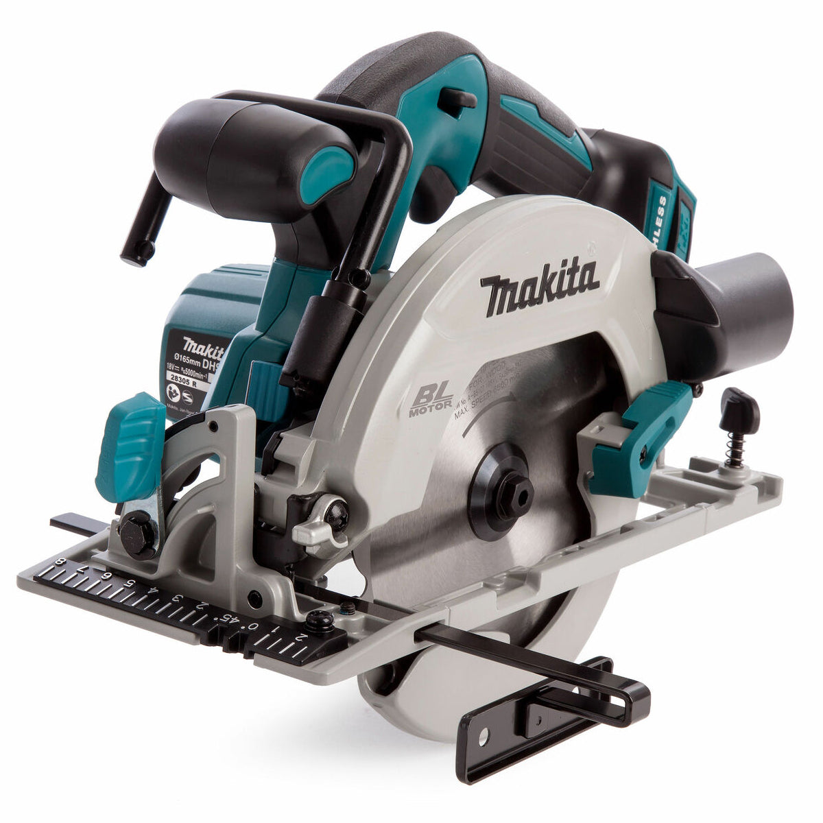 Makita DHS680Z 18V Brushless 165mm Circular Saw with 1 x 5.0Ah Battery Charger & Tool Bag