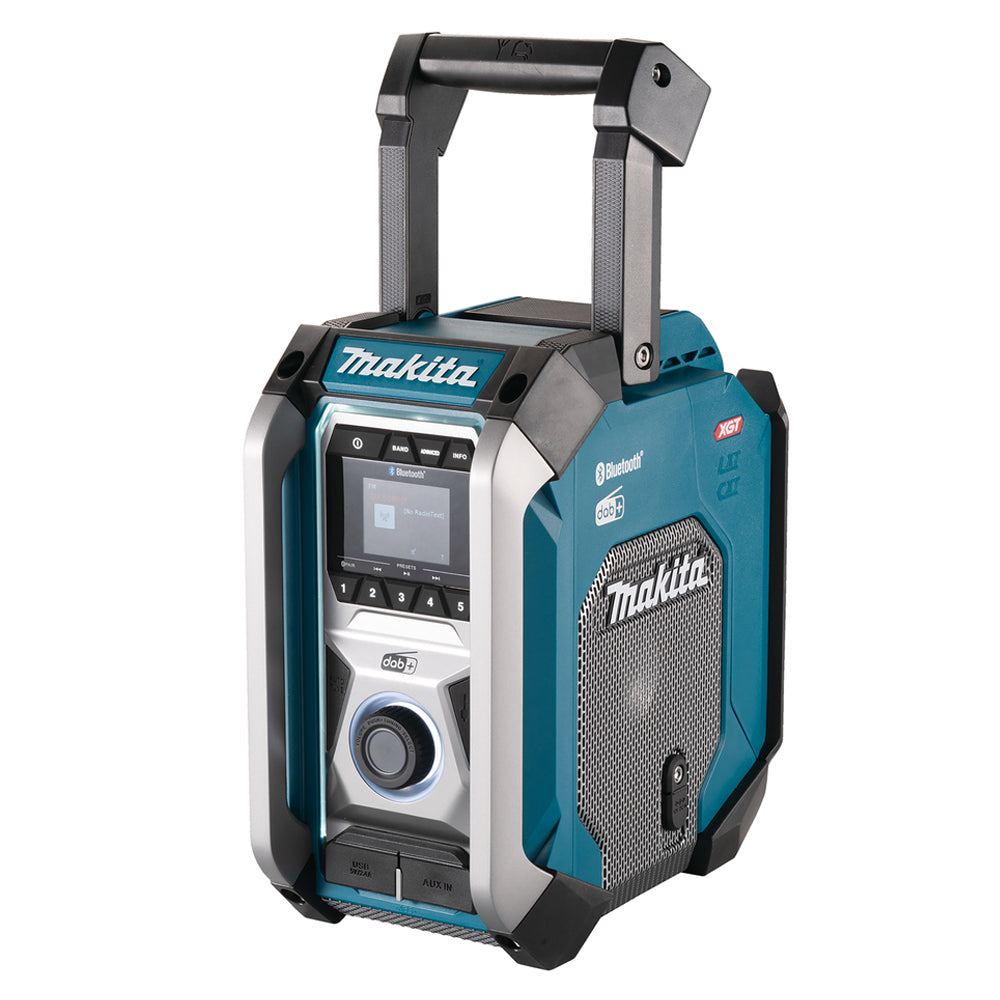 Makita MR007GZ 40V Max XGT DAB/DAB+ Job Site Radio With Bluetooth Body Only