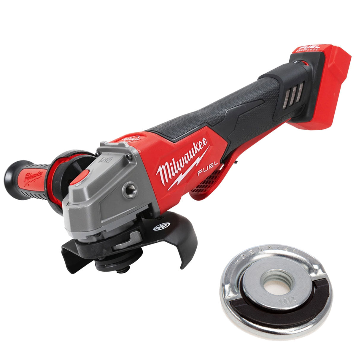 Milwaukee M18FSAGV115XPDB-0 18V FUEL 115mm Angle Grinder with Quick Locking Flange Nut