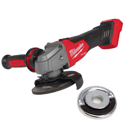 Milwaukee M18FSAG115X-0 18V 115mm Fuel Brushless Angle Grinder with Quick Locking Flange Nut