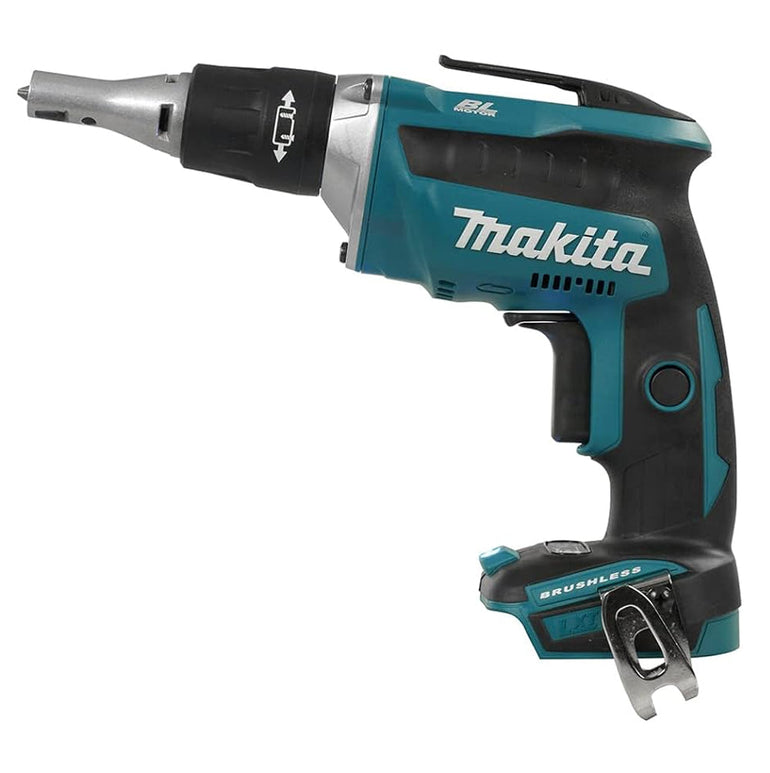 Makita DFS452Z 18V Brushless Drywall Screwdriver With Collated Autofeed Attachment