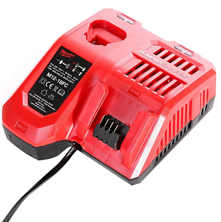 Milwaukee M12-18FC 12-18V Li-ion Multi Voltage Fast Charger 4932451080