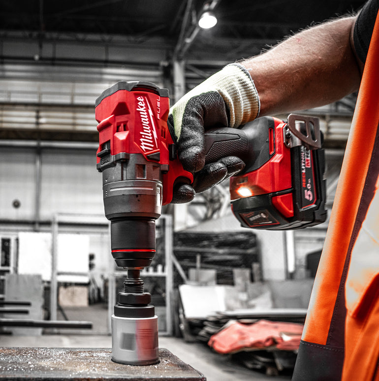 Milwaukee 18V Brushless Twin Pack Impact Driver + Combi Drill with 2 x 5.0Ah Battery MTKIT-16181