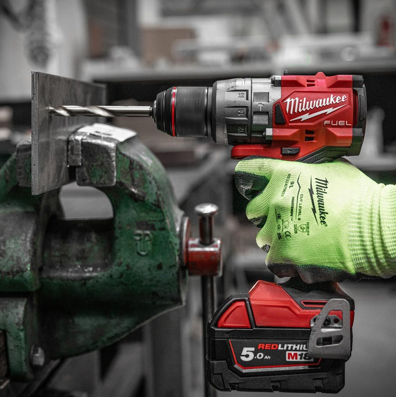 Milwaukee 18V Brushless Twin Pack Impact Driver + Combi Drill with 2 x 5.0Ah Battery MTKIT-16181