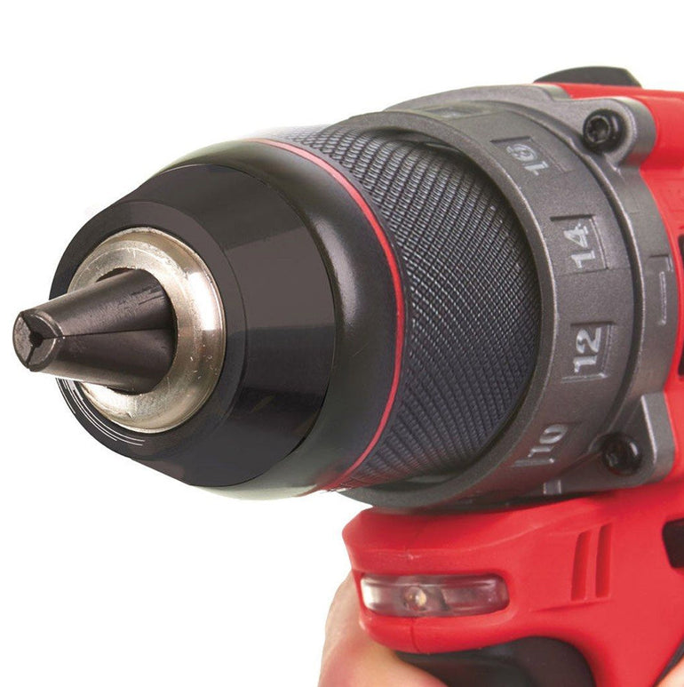 Milwaukee 12V Twin Pack Brushless Impact Driver + Combi Drill with 2 x 2.0Ah Battery & Charger