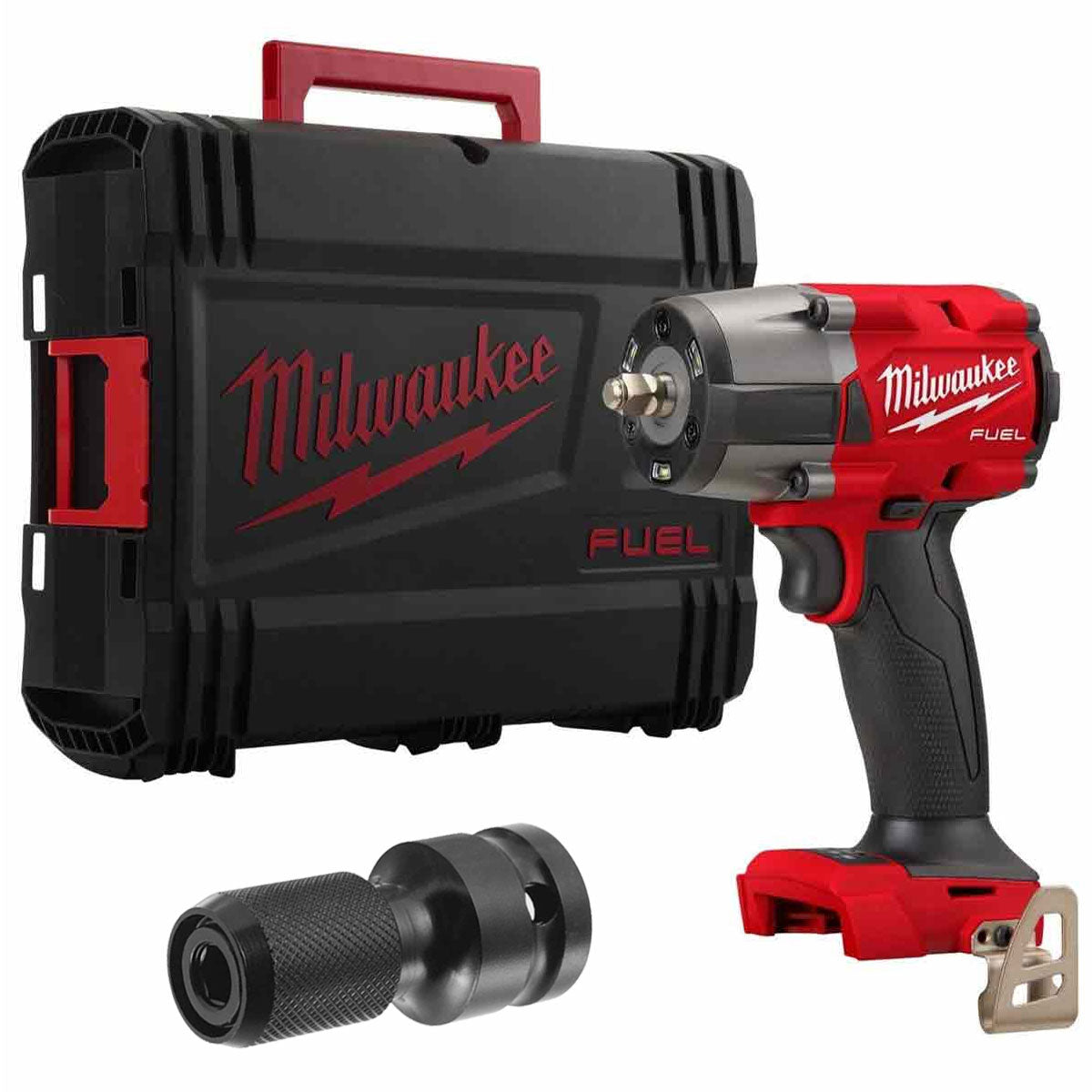 Milwaukee M18FMTIW2F38-0X 18V FUEL Brushless 3/8" Impact Wrench with Socket Adapter