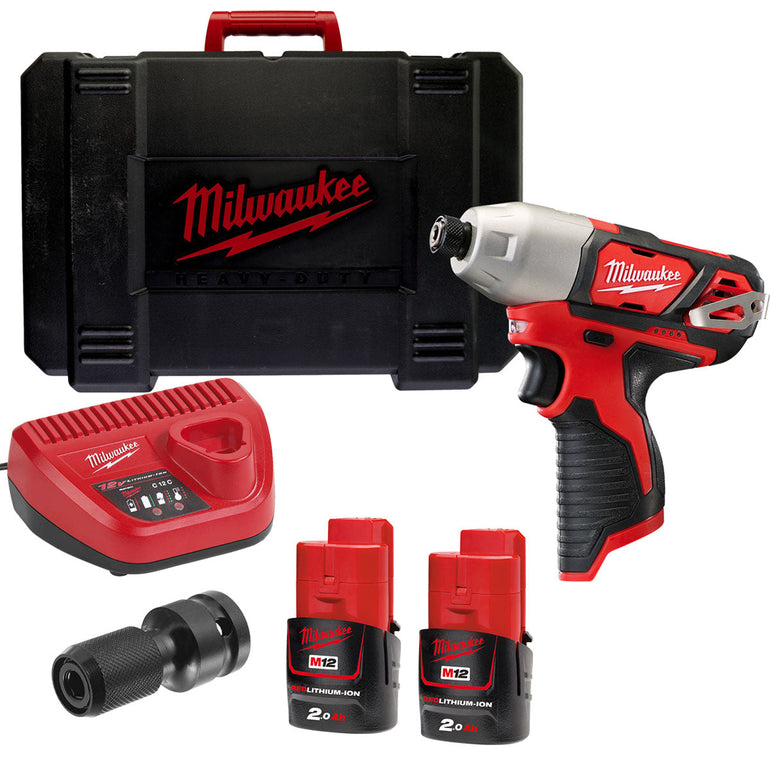 Milwaukee M12BID-202C 12V Impact Driver 1/4