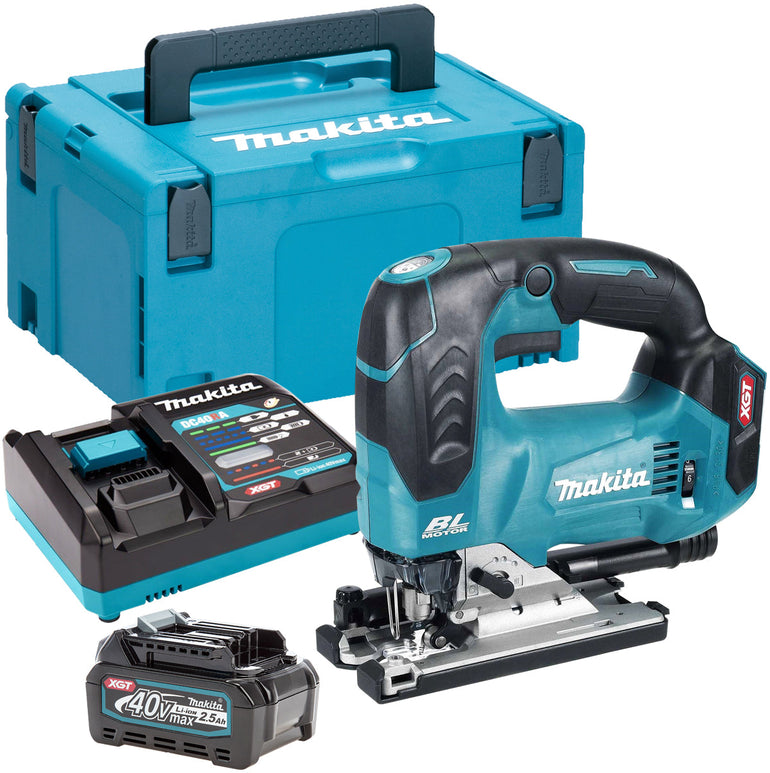 Makita JV002GZ01 40V Brushless Jigsaw with 1 x 2.5Ah Battery & Charger