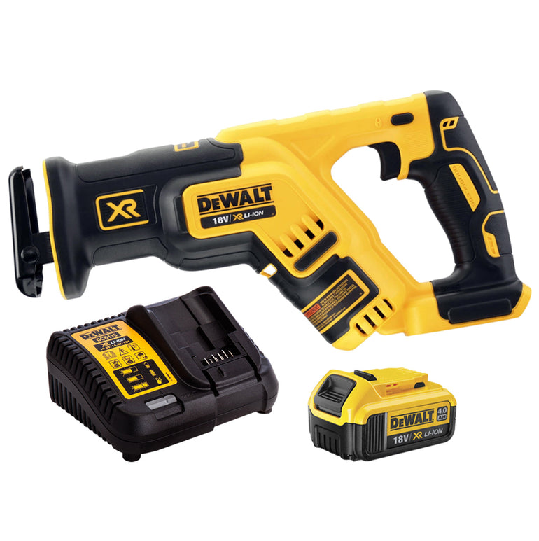 DeWalt DCS367N 18V Brushless Compact Reciprocating Saw with 1 x 4.0Ah Battery & Charger