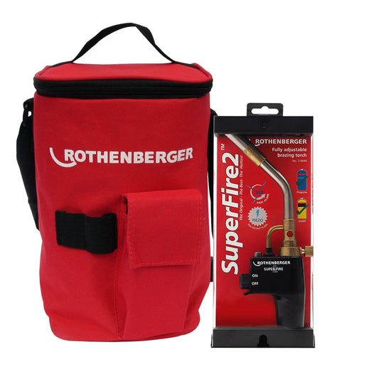 Rothenberger Super Fire 2 Gas Blow Torch 35644X With Hot Tool Bag