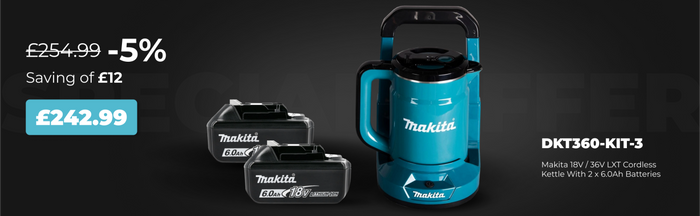 Makita Kettle Battery Powered for Worksites Cordless 18V x 2 LXT DKT360Z  Body Only