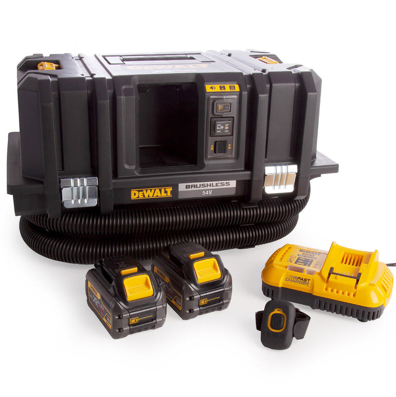 Dewalt DCV586MT2 54V Flexvolt M-Class Dust Extractor with 2 x 6.0Ah Batteries & Charger