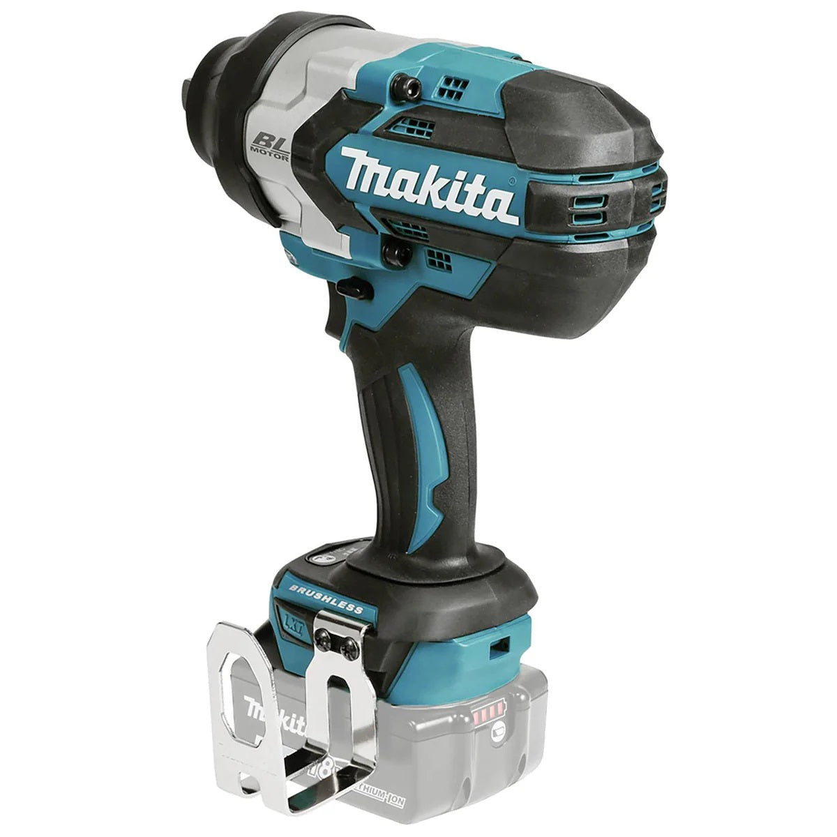 Makita DTW1004Z 18V Brushless 1/2" Impact Wrench with 1 x 5.0Ah Battery Charger & Bag