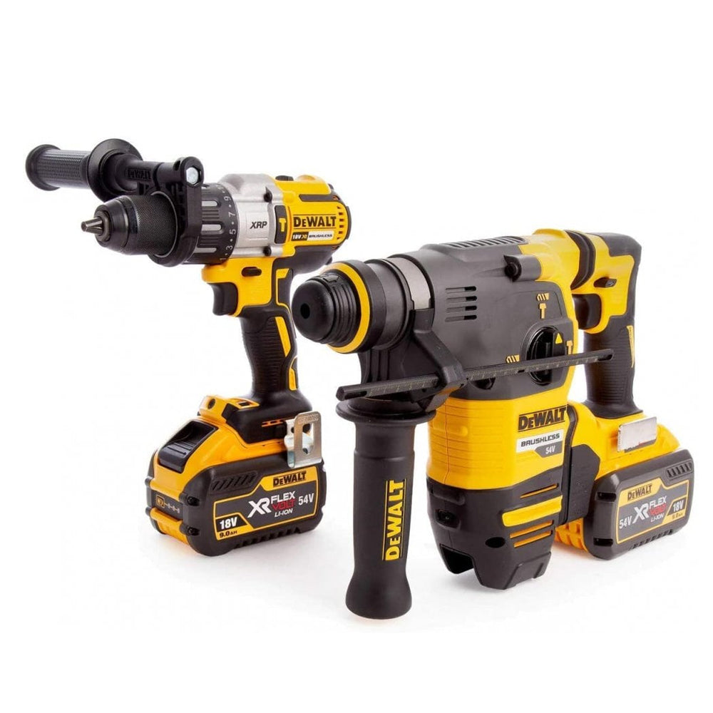 Dewalt DCK2033X2 XR 18/54V FlexVolt  Brushless Twin Pack With 2 x 9.0/3.0Ah Batteries Charger