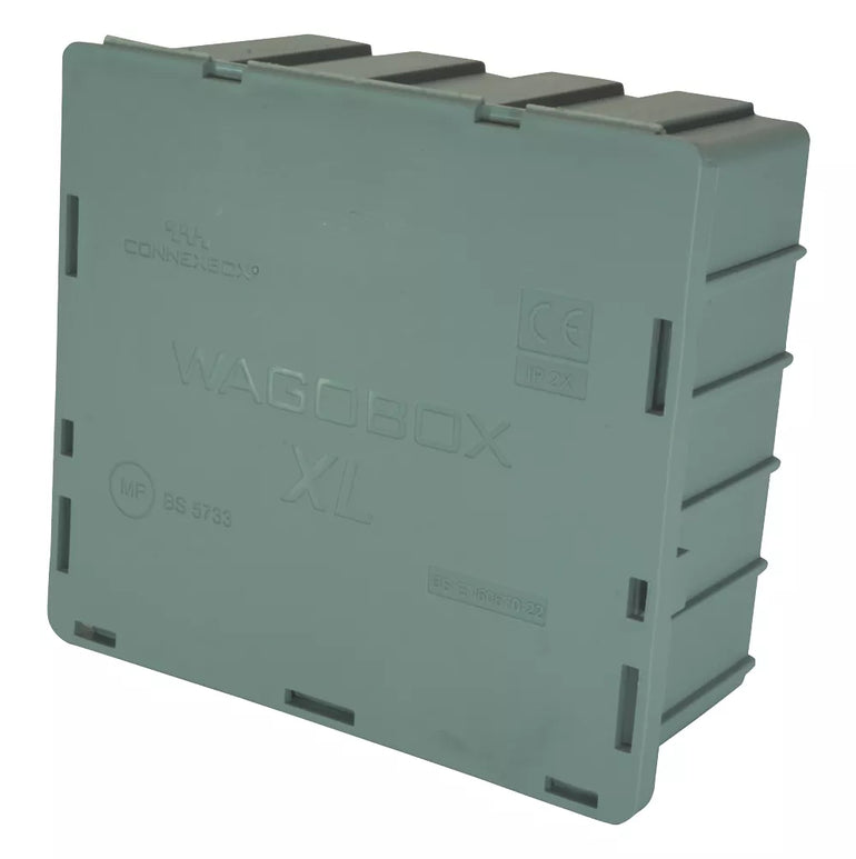 WAGO 32A JUNCTION BOX 55 X 126 X 115MM GREY