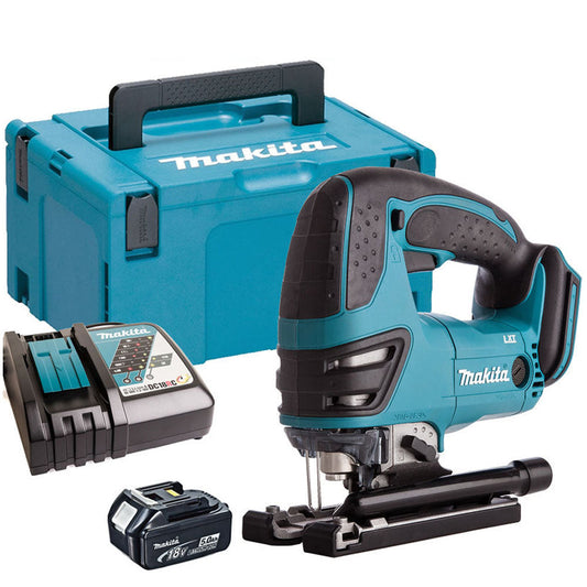 Makita DJV180Z 18V LXT Li-ion Jigsaw with 1 x 5.0Ah Battery & Charger in Case