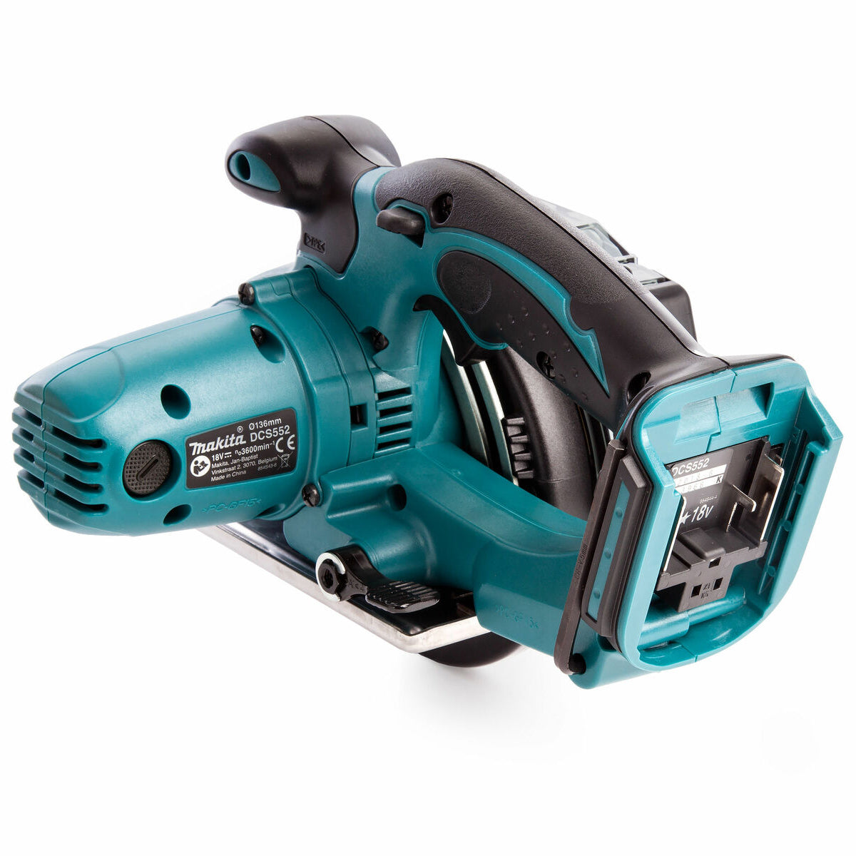 Makita DCS552Z 18V 136mm Metal Cut Saw with 1 x 5.0Ah Battery & Charger