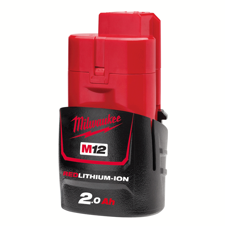 Milwaukee M12 FBFL10-0 12V Fuel Brushless 10mm Band File with 1 x 2.0Ah Battery & Charger