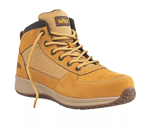 SITE SANDSTONE SAFETY TRAINER BOOTS WHEAT SIZE 11