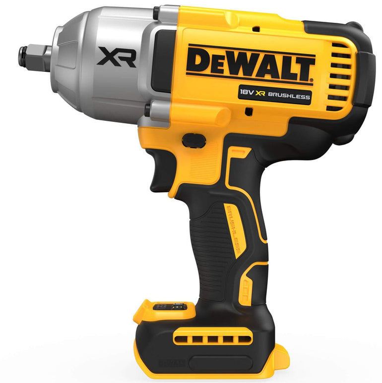 Dewalt DCF900N 18V XR Brushless 1/2” High Torque Impact Wrench Hog Ring with 1 x 4.0Ah Battery & Charger