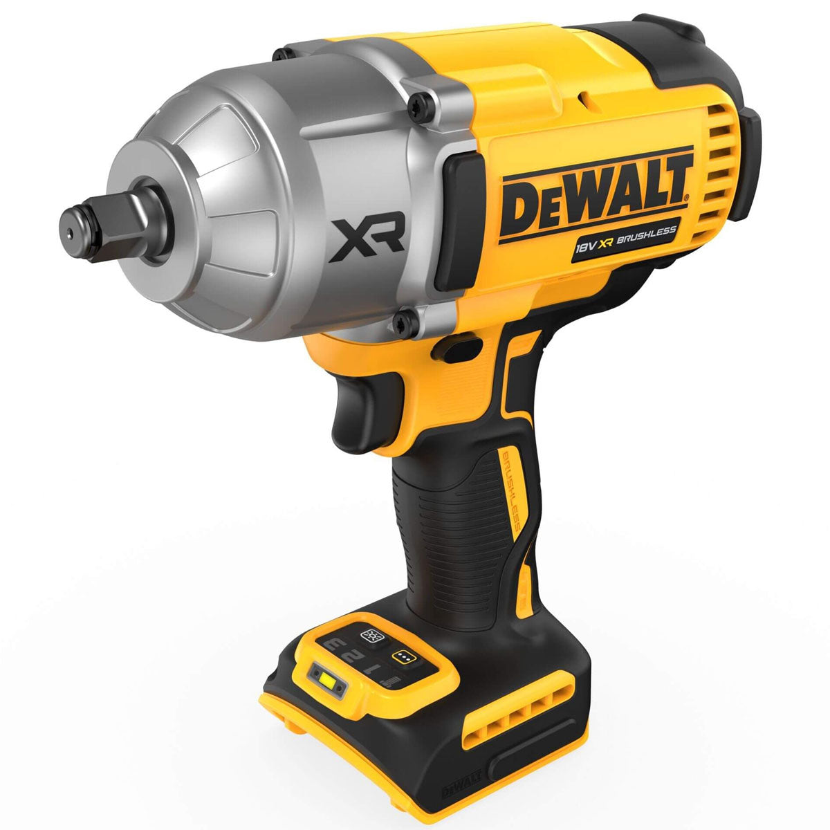 Dewalt DCF900N 18V XR Brushless 1/2” High Torque Impact Wrench Hog Ring with 1 x 5.0Ah Battery Charger & 20" Bag