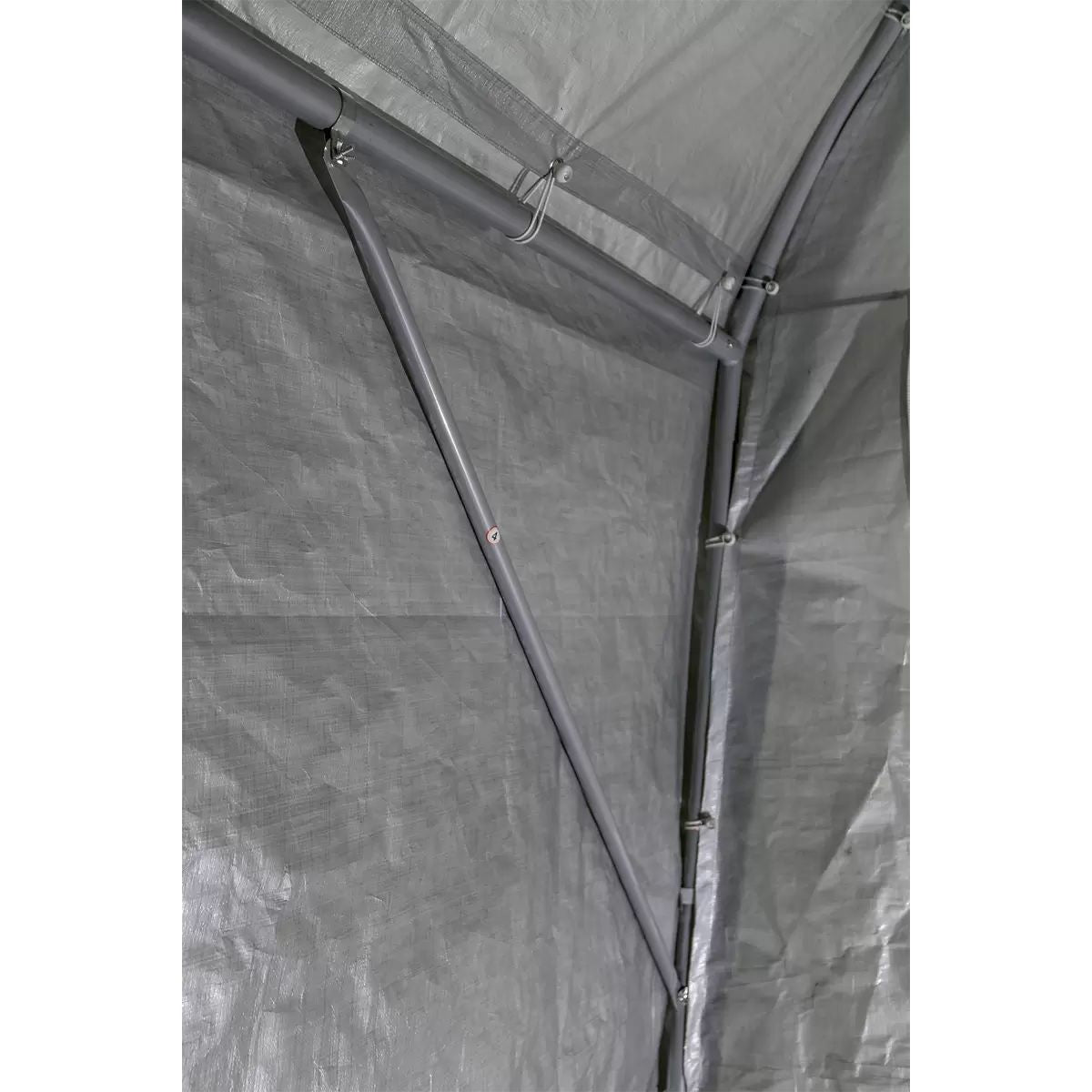 Sealey CPS03 Dome Roof Car Port Shelter 4 x 6 x 3.1mtr