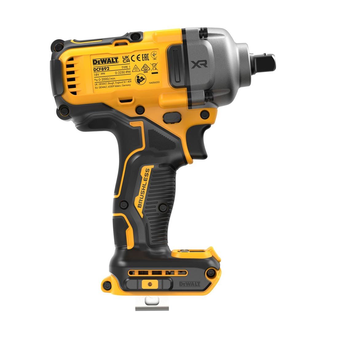 Dewalt DCF892N 18V Brushless 1/2" Compact High Torque Wrench with 1 x 4.0Ah Battery & Charger