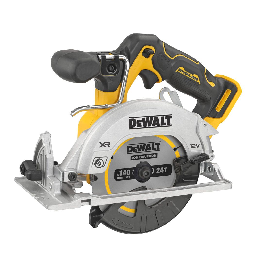 Dewalt DCS512N 12V Brushless 140mm Circular Saw with 1 x 5.0Ah Battery & Charger