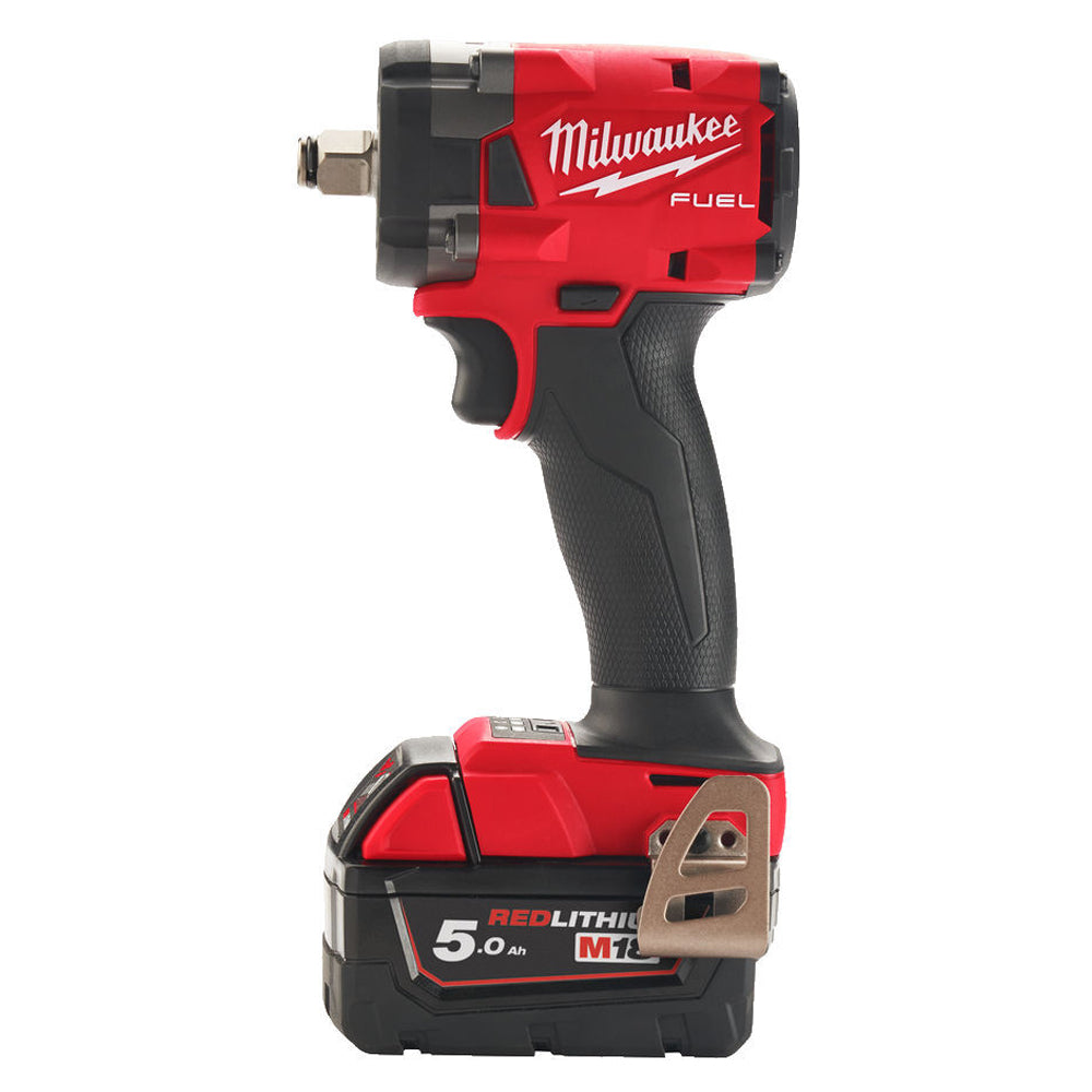 Milwaukee M18FIW2F38-502X 18V FUEL Friction Ring Impact Wrench 3/8" with 2 x 5.0AH Batteries & Charger in Case 4933478652