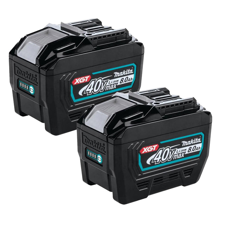 Makita 1910A1-7 40Vmax XGT Power Source Kit 110V With 2 x 8.0Ah BL4080F Batteries, Charger & Case