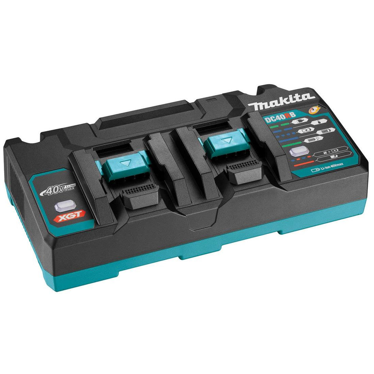 Makita 191U19-7 40V Max XGT Power Source Kit 110V With 2 x 5.0Ah BL4050F Batteries, Charger & Case