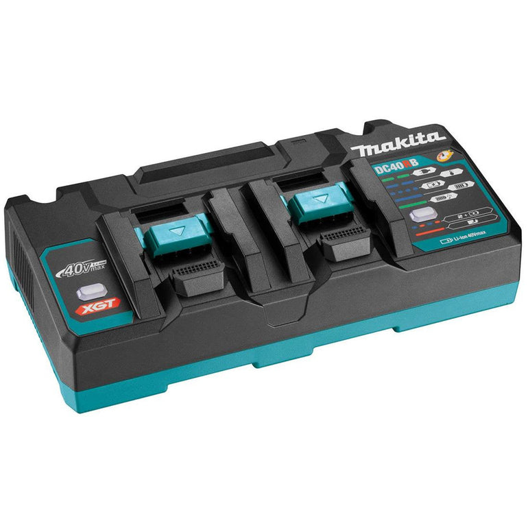 Makita 191U19-7 40V Max XGT Power Source Kit 110V With 2 x 5.0Ah BL4050F Batteries, Charger & Case