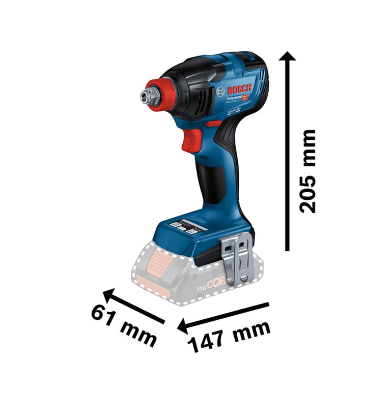 Bosch GDX 18V-210 C Professional Impact Driver/Wrench Body only 06019J0200