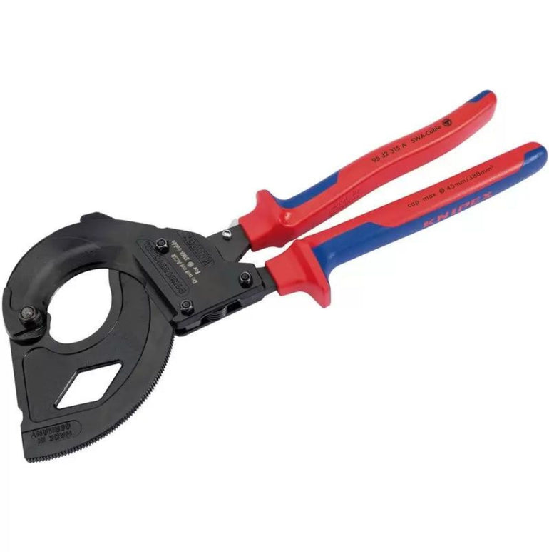 Knipex 95 32 315 A 315mm Ratchet Action Cable Cutter For SWA Cable 82575