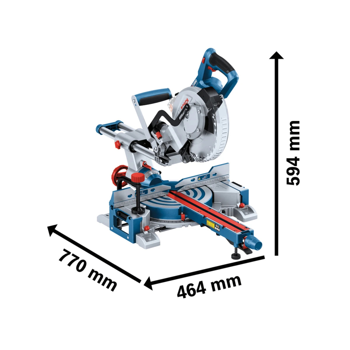 Bosch GCM 18V-216 D Professional BITURBO Mitre Saw Body only 0601B51000