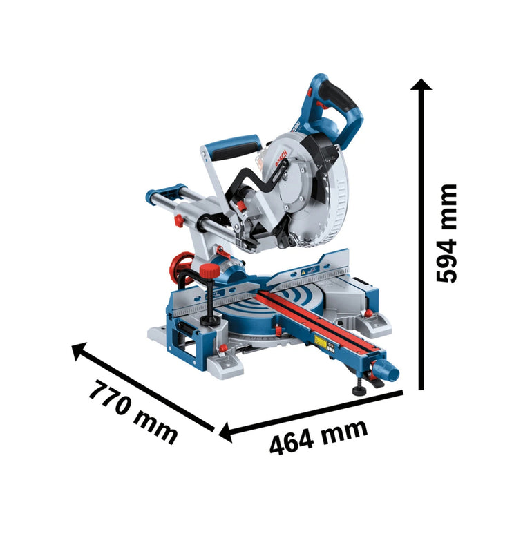 Bosch GCM 18V-216 D Professional BITURBO Mitre Saw Body only 0601B51000