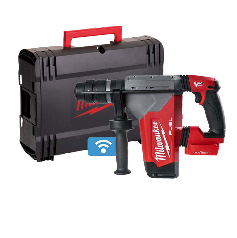 Milwaukee 18V M18ONEFHPX-0X Fuel Brushless SDS Plus Hammer Drill with 5 Piece Drill Bit Set