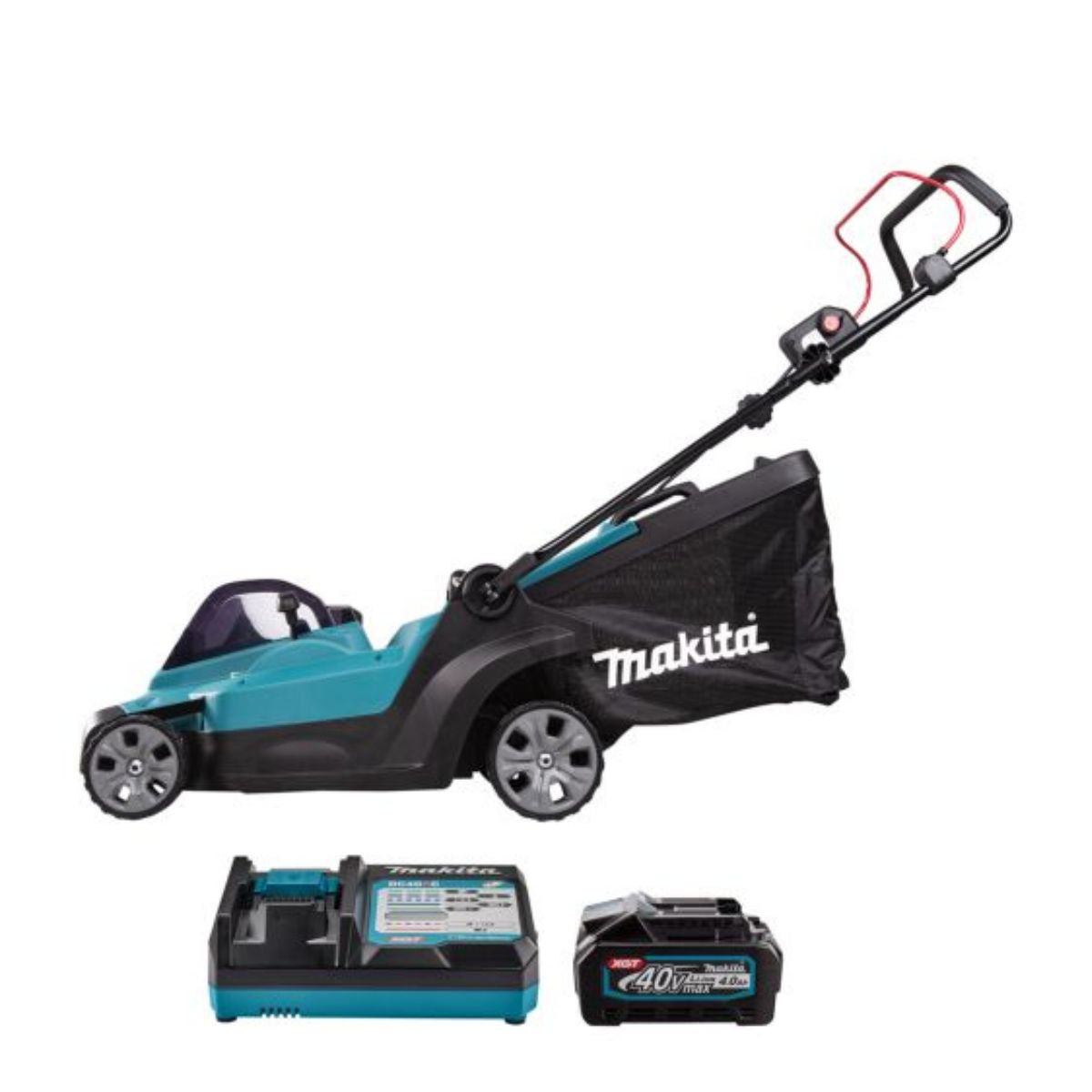 Makita LM004GM103 40Vmax XGT Brushless 430mm (17") Lawn Mower With 1 x 4.0Ah Battery & Charger