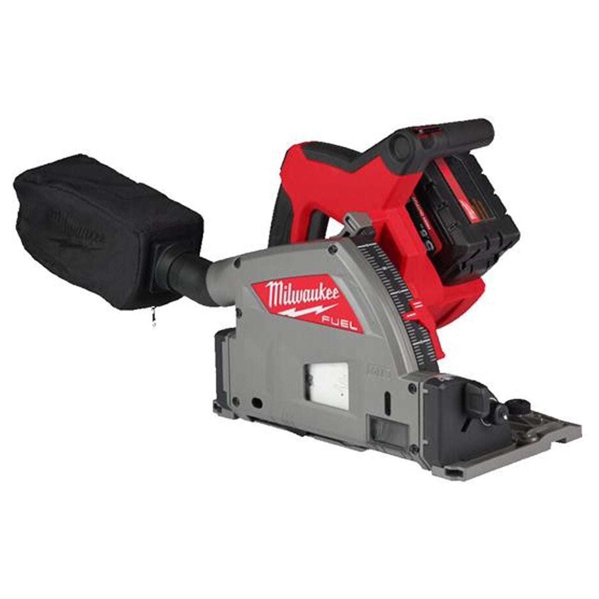 Milwaukee M18FPS55-552P 18V 165mm Fuel Brushless Plunge Saw with 2 x 5.5Ah Battery & Guide Rail Kit