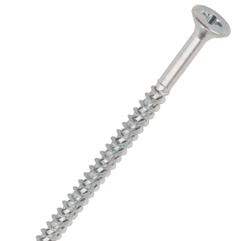 TURBO SILVER PZ DOUBLE-COUNTERSUNK MULTIPURPOSE SCREWS 5MM X 100MM 1000 PACK