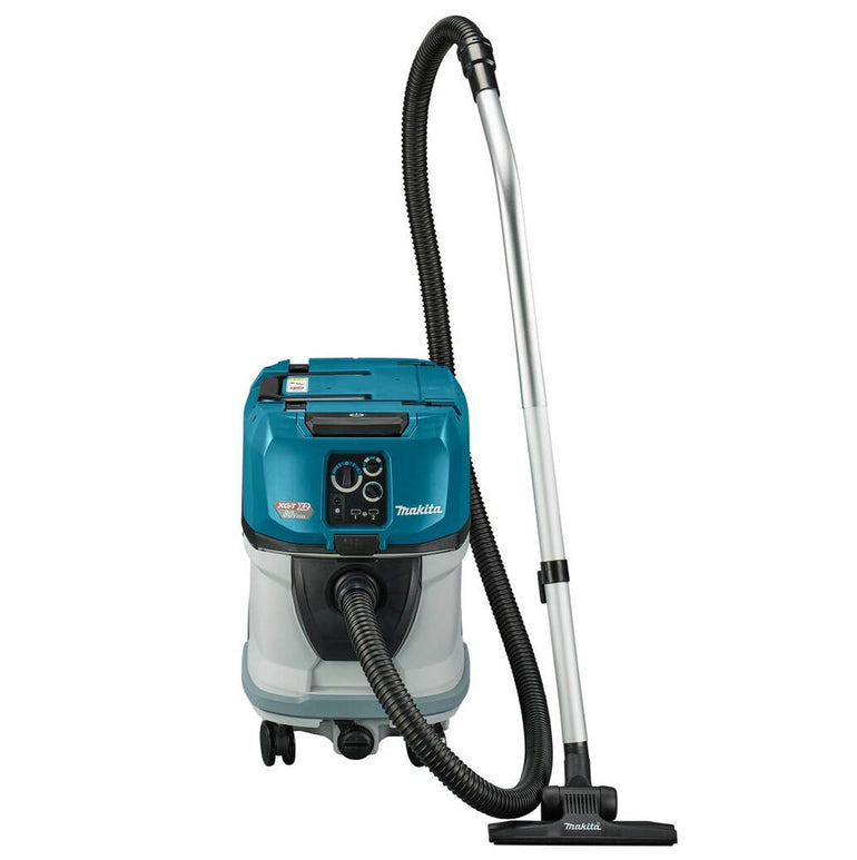 Makita VC006GMT21 80VMax (40V x 2) XGT Brushless M-Class Dust Extractor With 2 x 5.0Ah Batteries & Charger