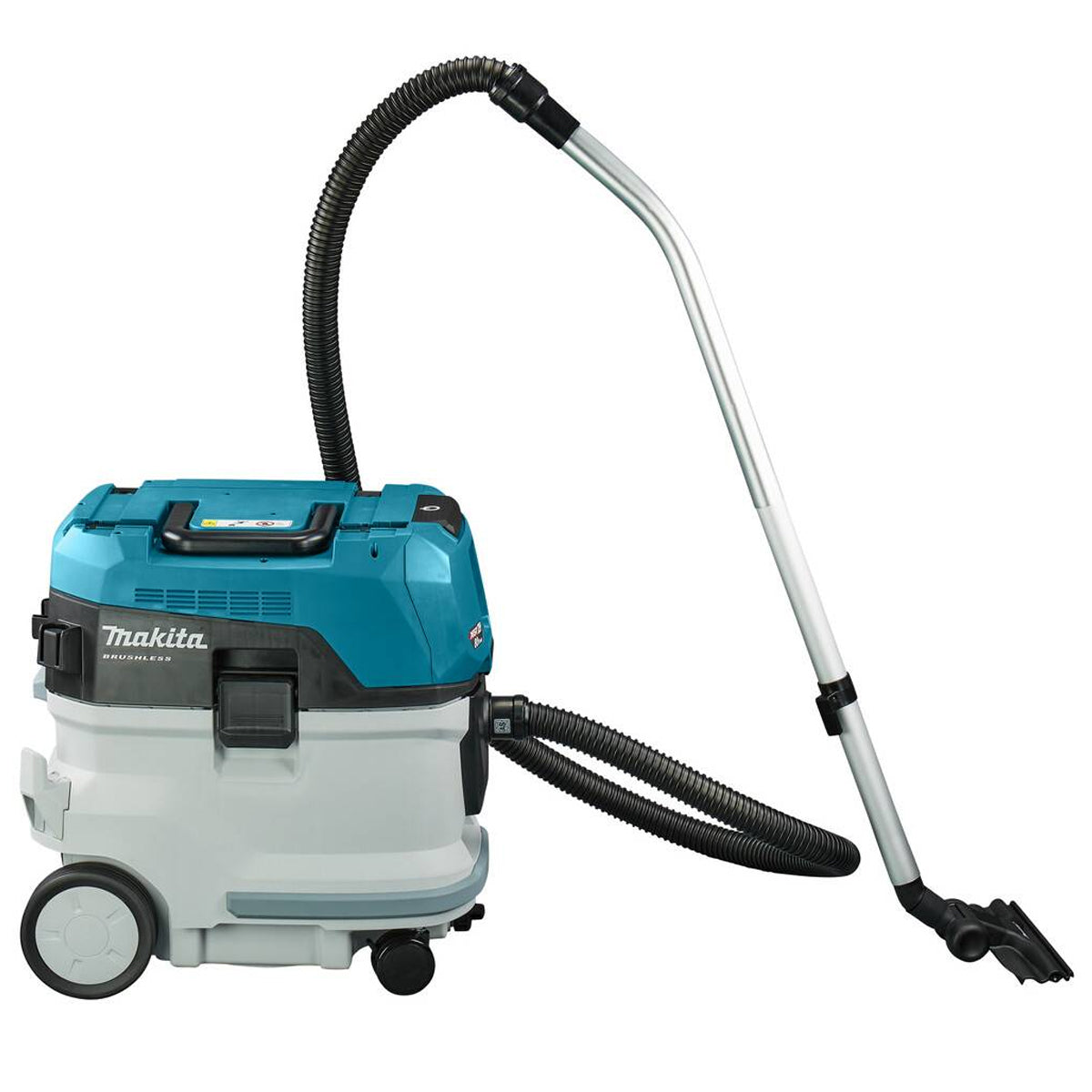 Makita VC006GMT21 80VMax (40V x 2) XGT Brushless M-Class Dust Extractor With 2 x 5.0Ah Batteries & Charger