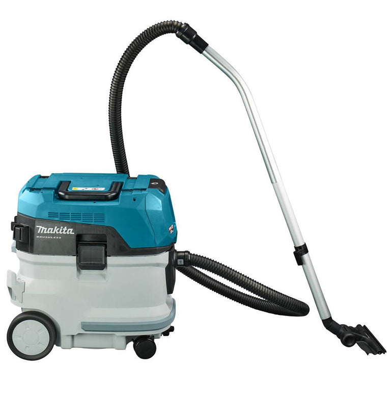 Makita VC006GMT21 80VMax (40V x 2) XGT Brushless M-Class Dust Extractor With 2 x 5.0Ah Batteries & Charger