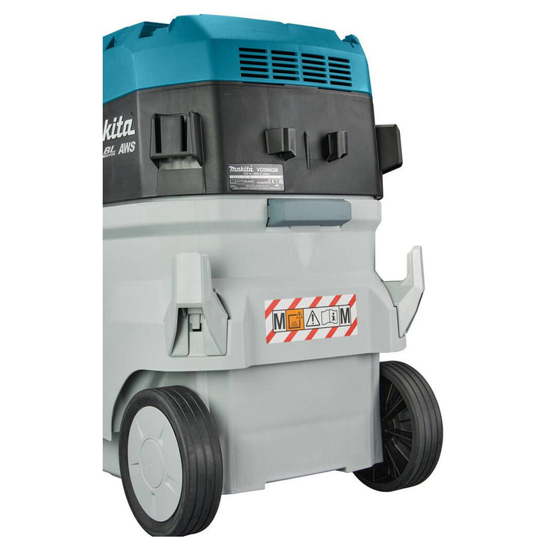 Makita VC006GMT21 80VMax (40V x 2) XGT Brushless M-Class Dust Extractor With 2 x 5.0Ah Batteries & Charger