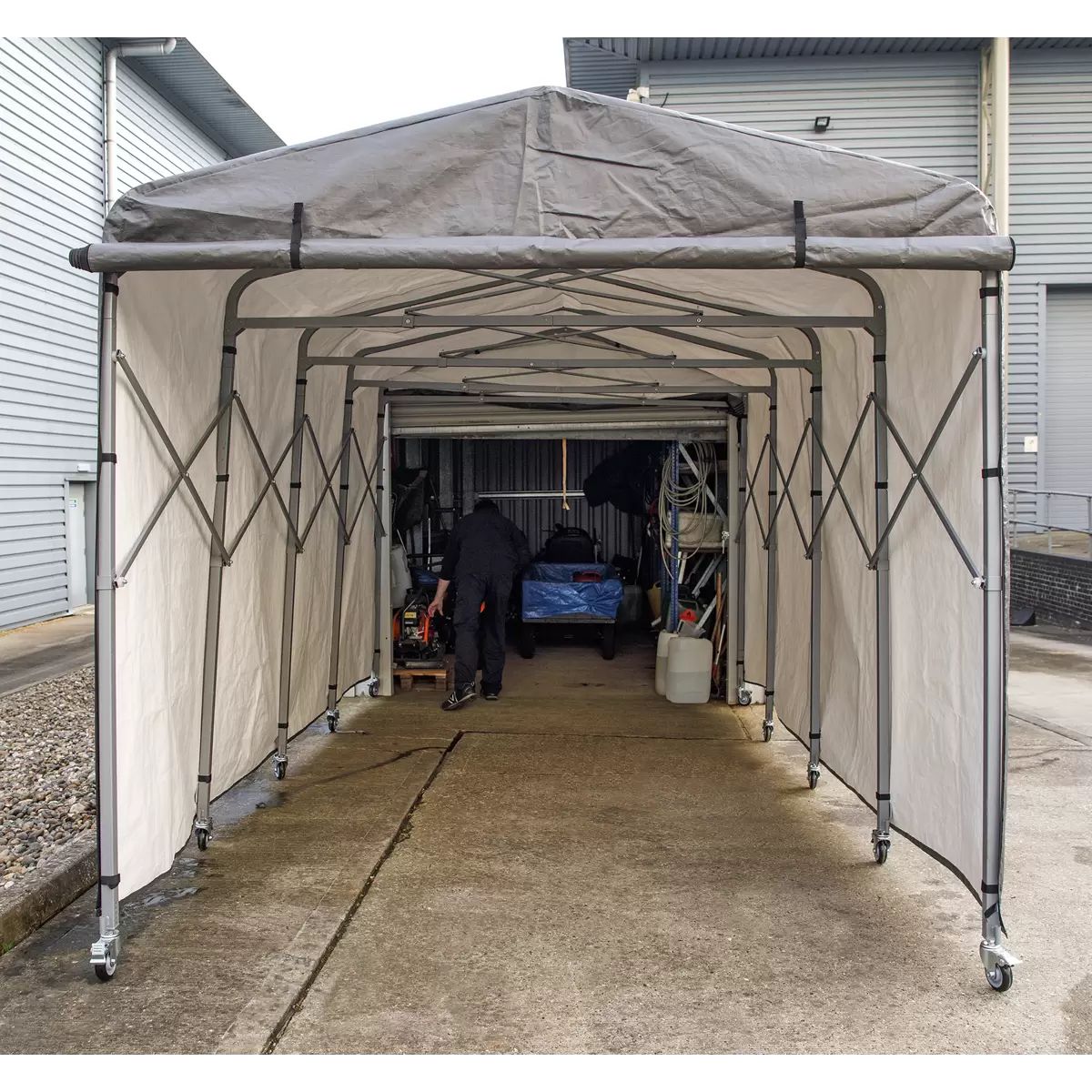 Sealey FGE01 Foldable Garage Extension 2.5 x 4.5 x 2.5m