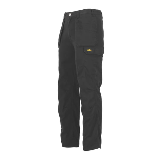 SITE DUNBAR HOLSTER POCKET TROUSERS BLACK 36" W 32" L